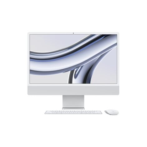 Apple iMac 24/23.5"/4480 x 2520/M3/8GB/512GB SSD/M3/Sonoma/Silver/1R