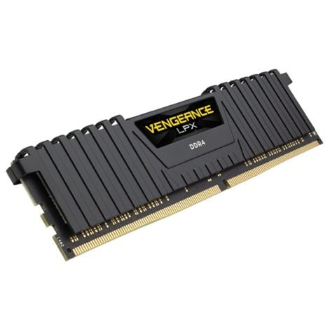 CORSAIR 4GB DDR4 2400MHz Dimm Unbuffered 16-16-16-39 Vengeance LPX Black Heat spreader 1,2V XMP2.0